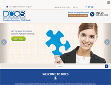 Tablet Screenshot of dentalofficeconsulting.com
